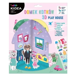 Domek 3D dla kotków KIDEA - DERFORM