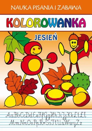 eBook Kolorowanka. Jesień. Nauka Pisania i Zabawa - Beata Guzowska
