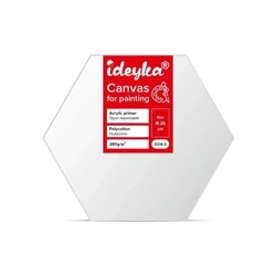 Płótno malarskie na blejtramie sześciokątnym 26cm - Ideyka