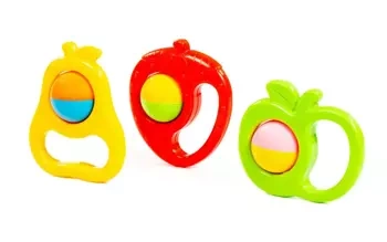 Zestaw grzechotek owoce - Wader Polesie