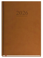 Terminarz 2026 B5 tygodniowy klasyczny brązowy - Michalczyk i Prokop