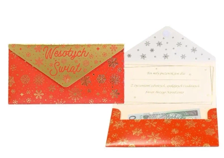 Koperta podarunkowa KOP-005 Boże Narodzenie - Kukartka