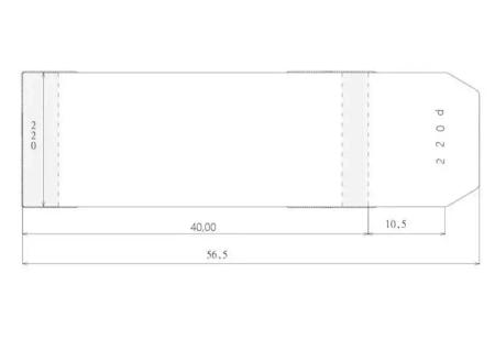Okładka regulowana 220x580mm (25szt) - Sztapel