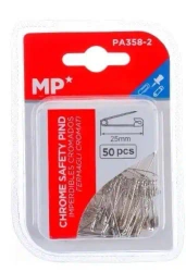 Agrafki srebrne 25mmx50szt - MP Main Paper