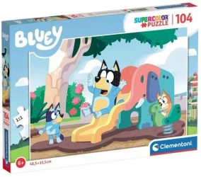 Puzzle 104 Super Kolor Bluey - Clementoni