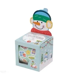 Naklejki na rolce bałwanki 190szt - Dalprint