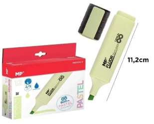 Zakreślacz pastelowy limonkowy (12szt) - MP Main Paper