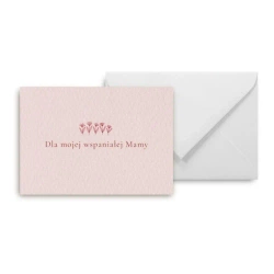 Mini kartka Dla mojej wspaniałej Mamy - Grupa Kreatywna