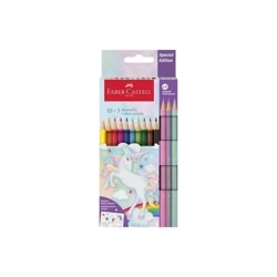 Kredki sześciokątne Unicorn 10+3 kol. - Faber Castell