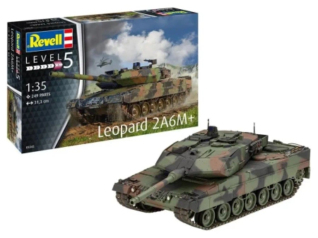 Czołg Leopard 2 A6M+ - Revell