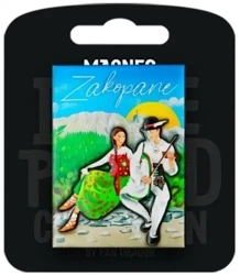 Magnes I love Poland Zakopane - Pan Dragon