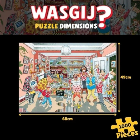 Puzzle 1000 Wasgij Jumbo Retro metamorfoza - TM Toys