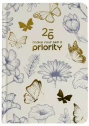 Kalendarz tygodniowy 2026 B6 Motyle i Kwiaty ALBI - praca zbiorowa