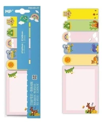 Karteczki samoprzylepne zwierzaki 6x25szt - MP Main Paper