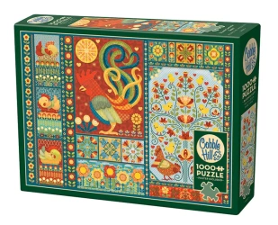 Puzzle 1000 Skandynawski patchwork 112191 - Cobble Hill