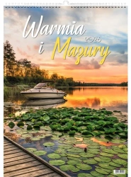 Kalendarz 2026 wieloplanszowy Warmia i Mazury - Evena
