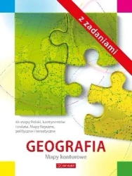 Geografia. Mapy konturowe z zadaniami - praca zbiorowa
