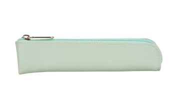 Etui na długopisy z suwakiem miętowe - Antra