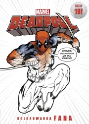 Kolorowanka fana. Marvel Deadpool - Nora Roberts