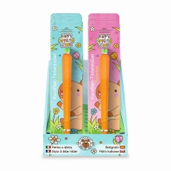 Pióro kulkowe Marchewka 1szt.mix - TRENDHAUS