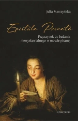 Epistula privata. Przyczynek do badania... - Julia Marczyńska