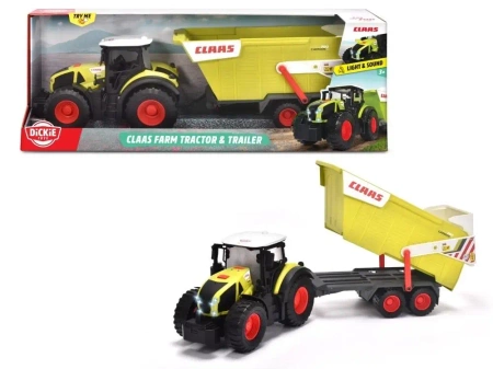 FARM Traktor z przyczepą 64cm - Dickie Toys