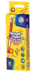 Ołówki Jumbo do nauki pisania (12szt) ASTRA - ASTRA papiernicze