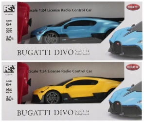 Auto osobowe zdalnie sterowane R/C FF Bugatti 1szt.mix - MEGA CREATIVE