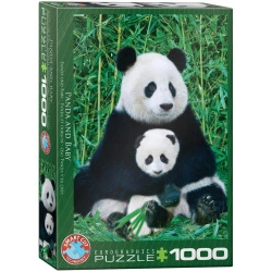Puzzle 1000 Panda & Baby 6000-0173 - Eurographics