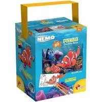 Puzzle Dwustronne w tubie Mini Nemo 60 - Lisciani
