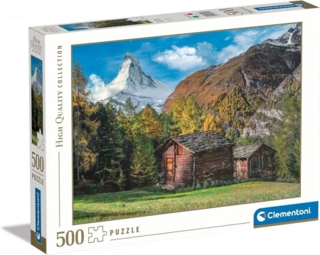 Puzzle 500 HQ Charming Matterhorn - Clementoni