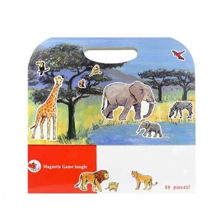 Układanka, gra magnetyczna, Dżungla - Egmont Toys