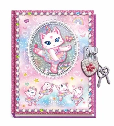 Pamiętnik na kłódkę Kot Baletnica - Pecoware