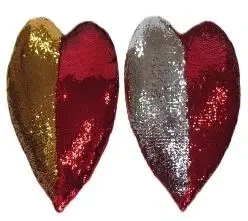 Serce cekinowe 45cm MIX - Sun-Day