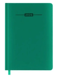 Kalendarz książkowy 2026 A5 zielony EASY - Easy Stationery
