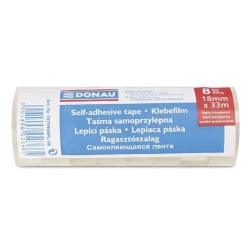 Taśma biurowa 18mmx33m (8szt) - Donau