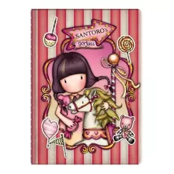 Mały Notes z Naklejkami Gorjuss Fairground - Santoro