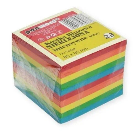 Kostka biurowa mix 85x85x70mm 720K - Penword