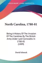North Carolina, 1780-81 - David Schenck