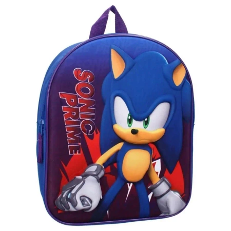 Plecak przedszkolny 3D Sonic Prime - Vadobag