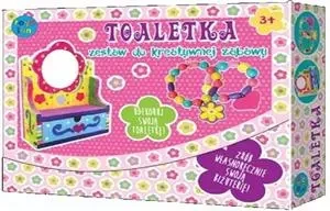 Toaletka do dekorowania (z serii: zabawki drewniane) - praca zbiorowa