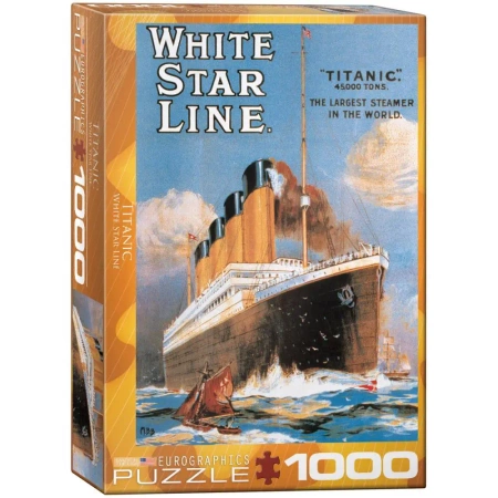 Puzzle 1000 White Star Line Titanic 6000-1333 - Eurographics
