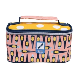 Torba termiczna mała na żywność 1,5L różowo-żółta - MILAN