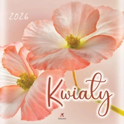 Kalendarz 2026 wieloplanszowy 33x33cm Kwiaty - Artsezon
