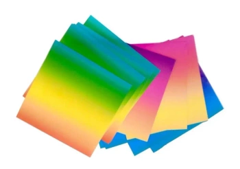 Origami tęczowe 100g 10x10cm 50 ark - Galeria Hobby