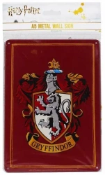 Harry Potter Tabliczka metalowa Herb Gryffindoru - Half Moon Bay