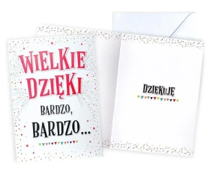 Karnet Podziękowania - Kukartka