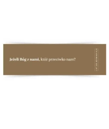 Zakładka duża - Jeżeli Bóg z nami - Szaron