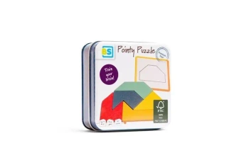Drewniana gra Łamigłówka puzzle obrazkowe - BS Toys