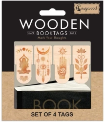 Zakładki drewniane do książki Joga - Cozywood